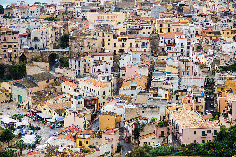 卡斯特lammare del Golfo，在西西里